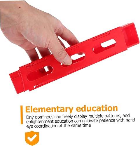 Miniatura 7 de VICASKY 2 piezas de accesorios de tren pequeño tren con dominó juguete para herramientas, juguetes de madera, juguetes para niños, bandeja de madera