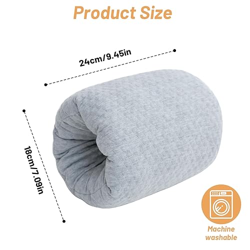 Miniatura 7 de KAKIBLIN Almohada de brazo de lactancia para bebé, almohadas de lactancia para bebés recién nacidos, portátil y lavable, artículos esenciales de