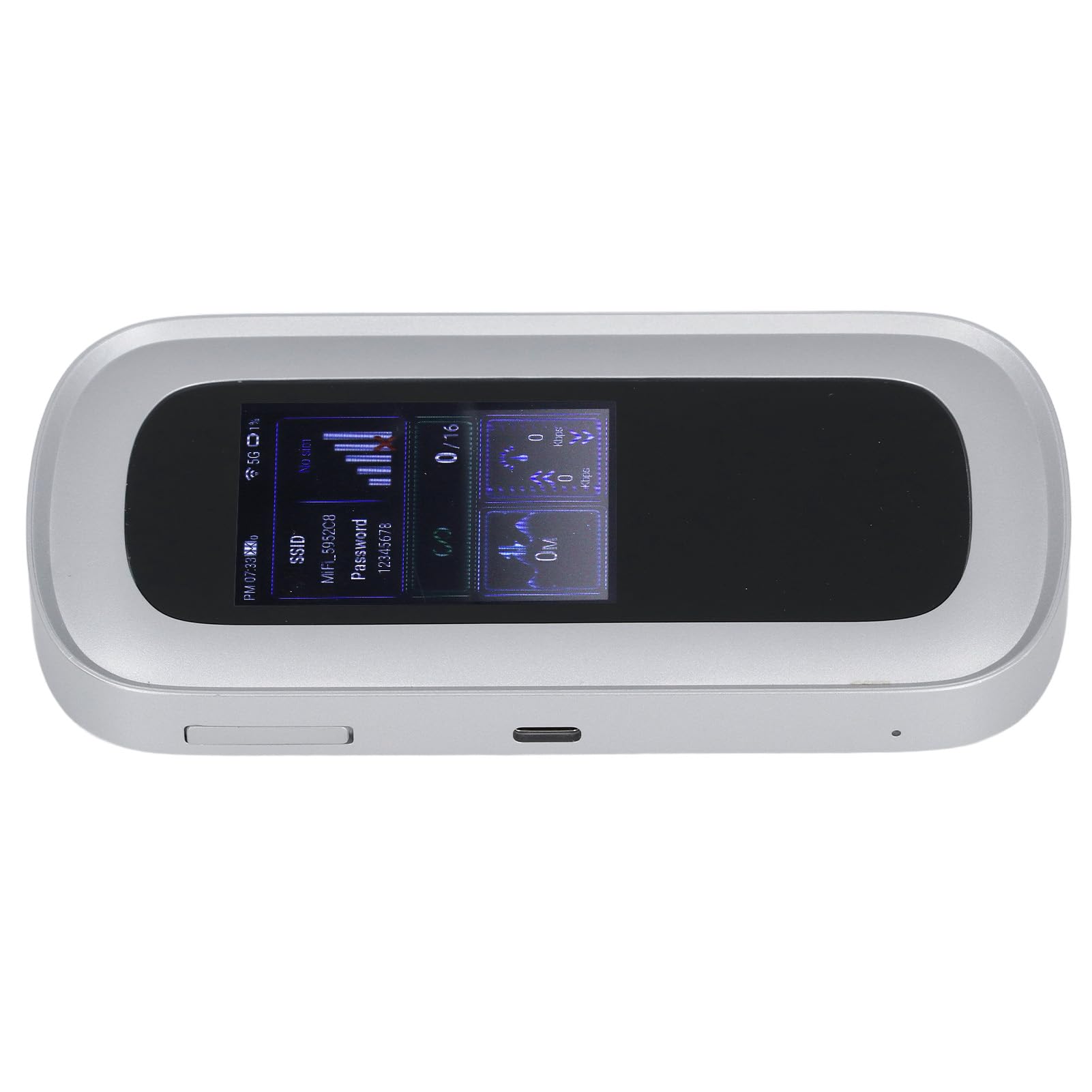 SENECESLI VALLATO Hotspot WiFi, Supporto a 16 Dispositivi USB Ad Alta velocità USB CHARGGING 5G WiFi Hotspot IP54 Impermeabile con Slot della Scheda SIM per Telefono per Laptop