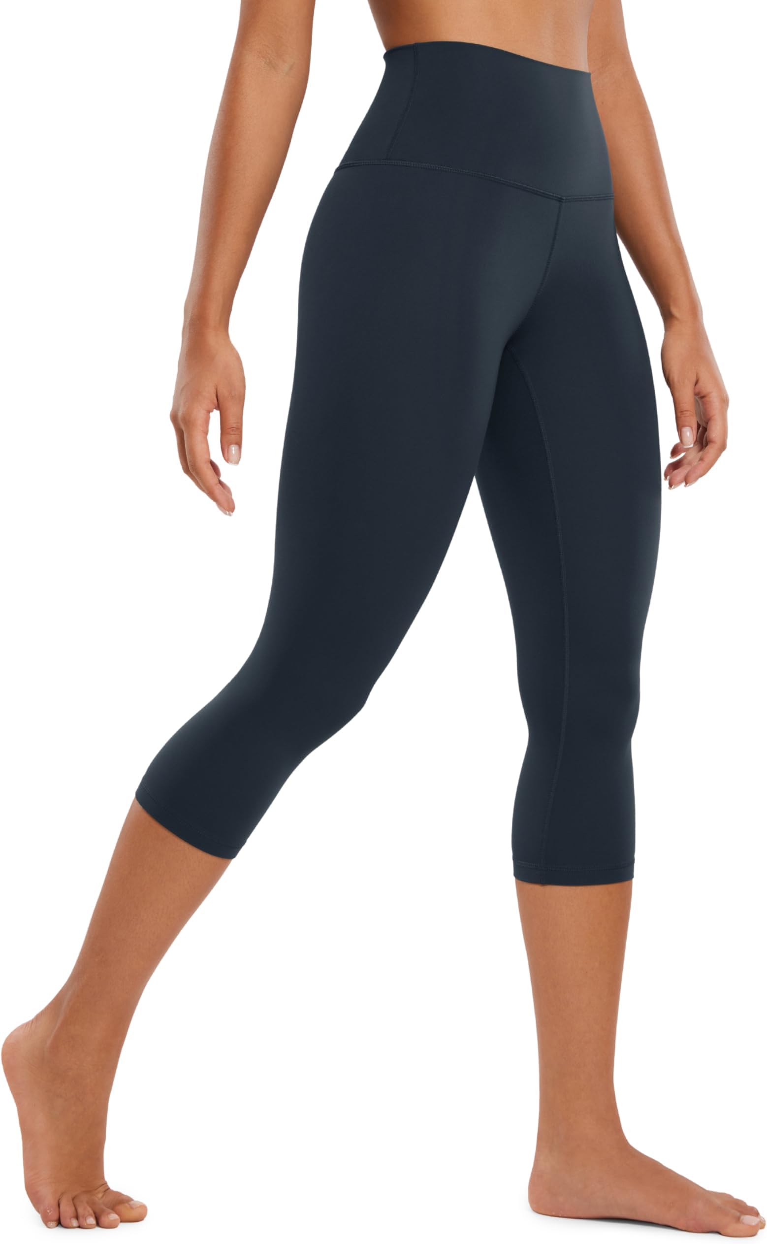 Womens Butterluxe High Waisted Lounge Legging 19 Inches - Workout Leggings Buttery Soft Capris Yoga Pants
