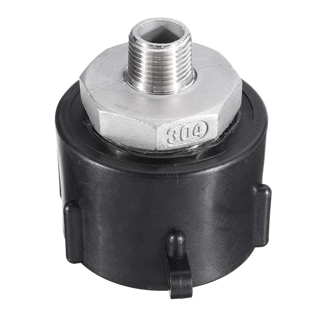Buy AuHandle 1000L S60X6 Ibc Water Tank Adapter Stainless Steel Male