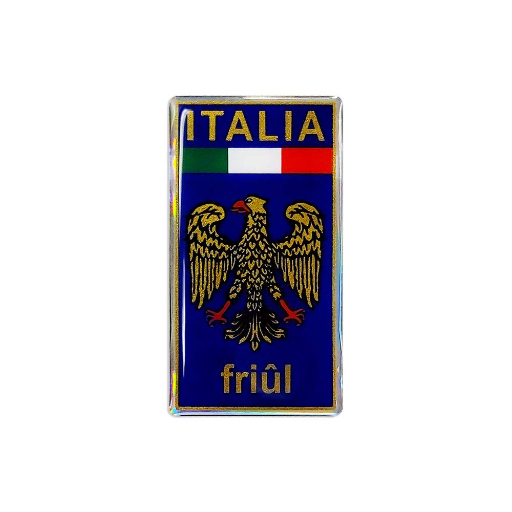 Quattroerre 3D Sticker Friuli Venezia-Giulia Italy