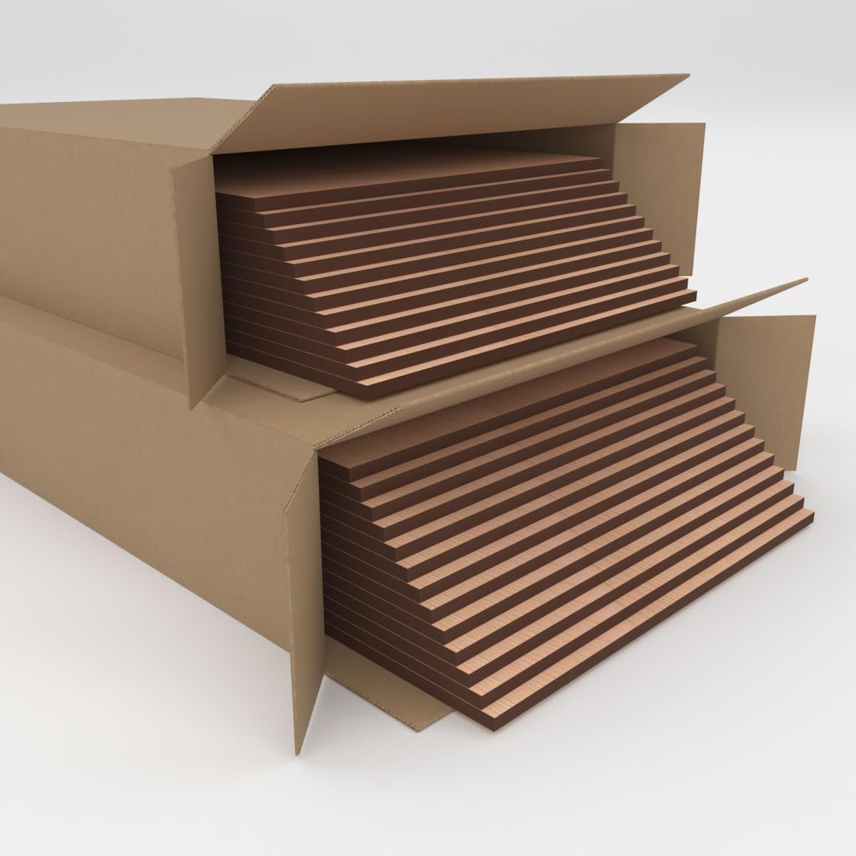 Ekena Millwork 15 3/4"W x 15 3/4"H x 3/8"T Wood Hobby Boards, Alder (25-Pack)