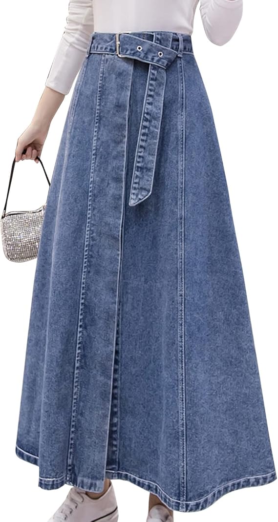 Amazon Co Jp レデイース デニムスカート 女性midiボタンジーンズスカートデニムロングスカートハイウエストビッグ裾カジュアルジーンスカート 着痩せ マーメイド おしゃれ 上品 エレガント 通勤 Ol カジュアル 色 青 Size X Large ファッション Amazon Co Jp レデイース デニムスカート 女性midiボタンジーンズスカートデニムロングスカートハイウエストビッグ裾カジュアルジーンスカート 着痩せ マーメイド おしゃれ 上品 エレガント 通勤 Ol カジュアル 色 青 Size X Large ファッション