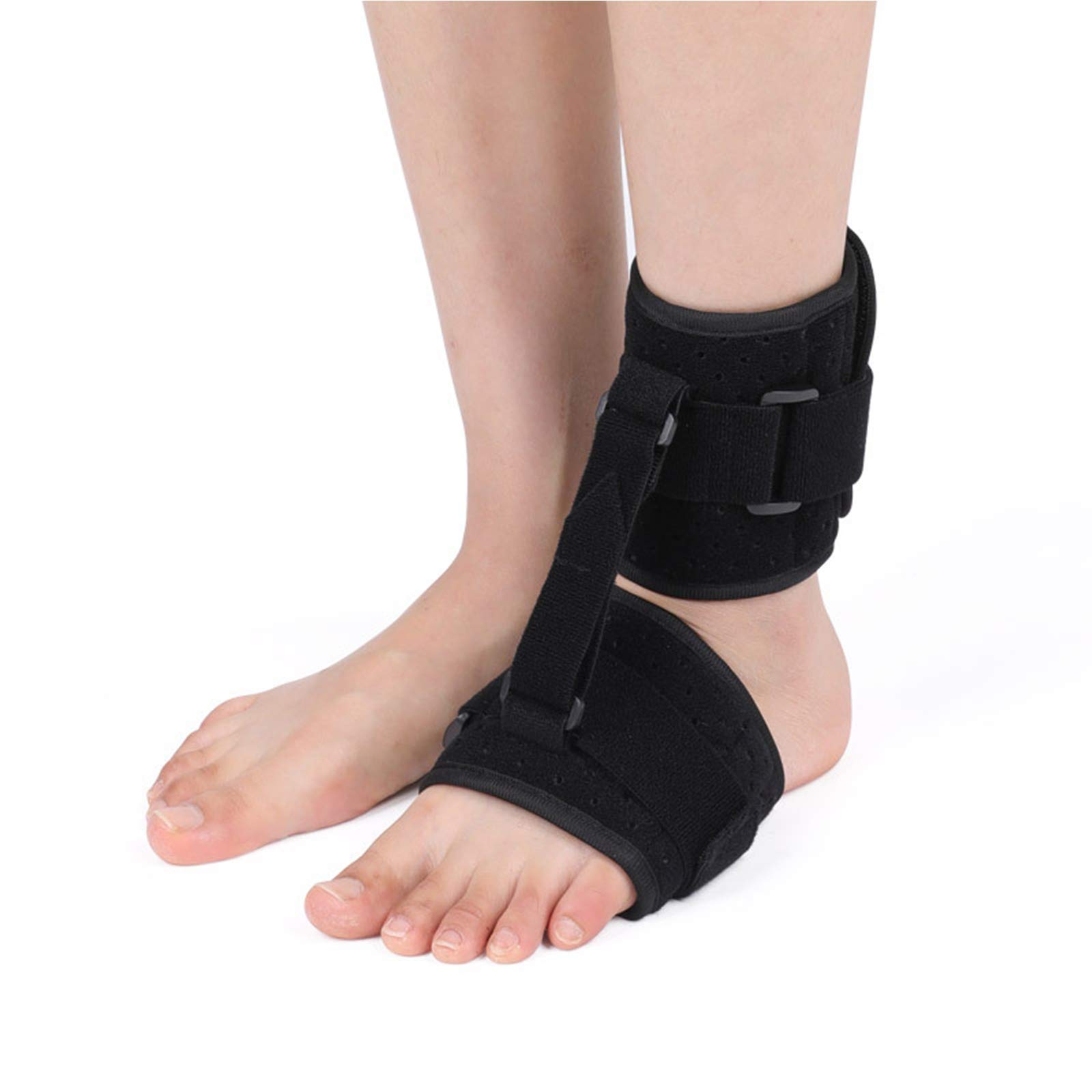 HUANGJUN Drop Orthosis Foot Supports Ankle Braces Medical Foot Rehabilitation Orthosis Corrector Brace for Foot Drop Pain Relief Plantar Fasciitis Splints Assist Strap for Improve Walking Gait Ankl