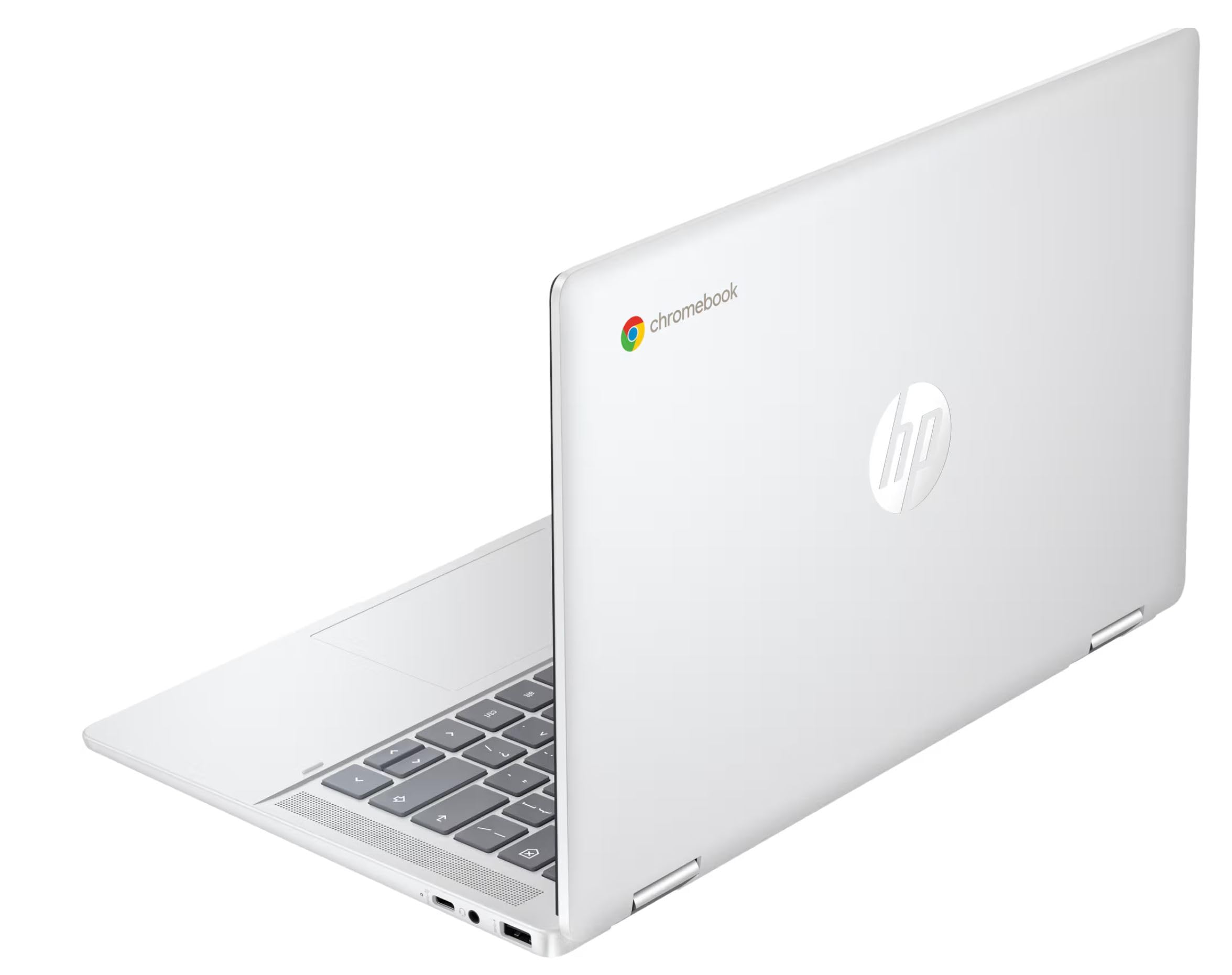 HP Chromebook ホワイト シルバー Amazon.com: HP Convertible 2-in-1 Chromebook in Silver 14
