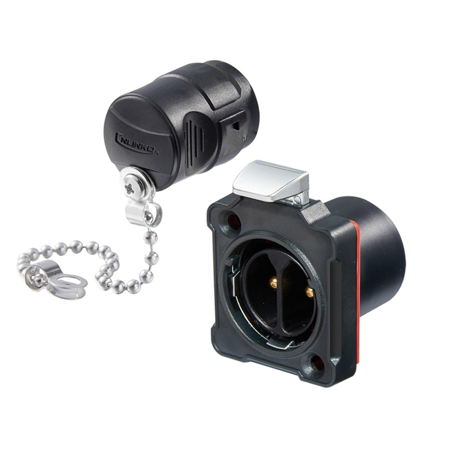 Conector eléctrico de soldadura PBT impermeable M24 IP68 500 V - Conector industrial for cable de alimentación y señal(Male Socket,24P)
