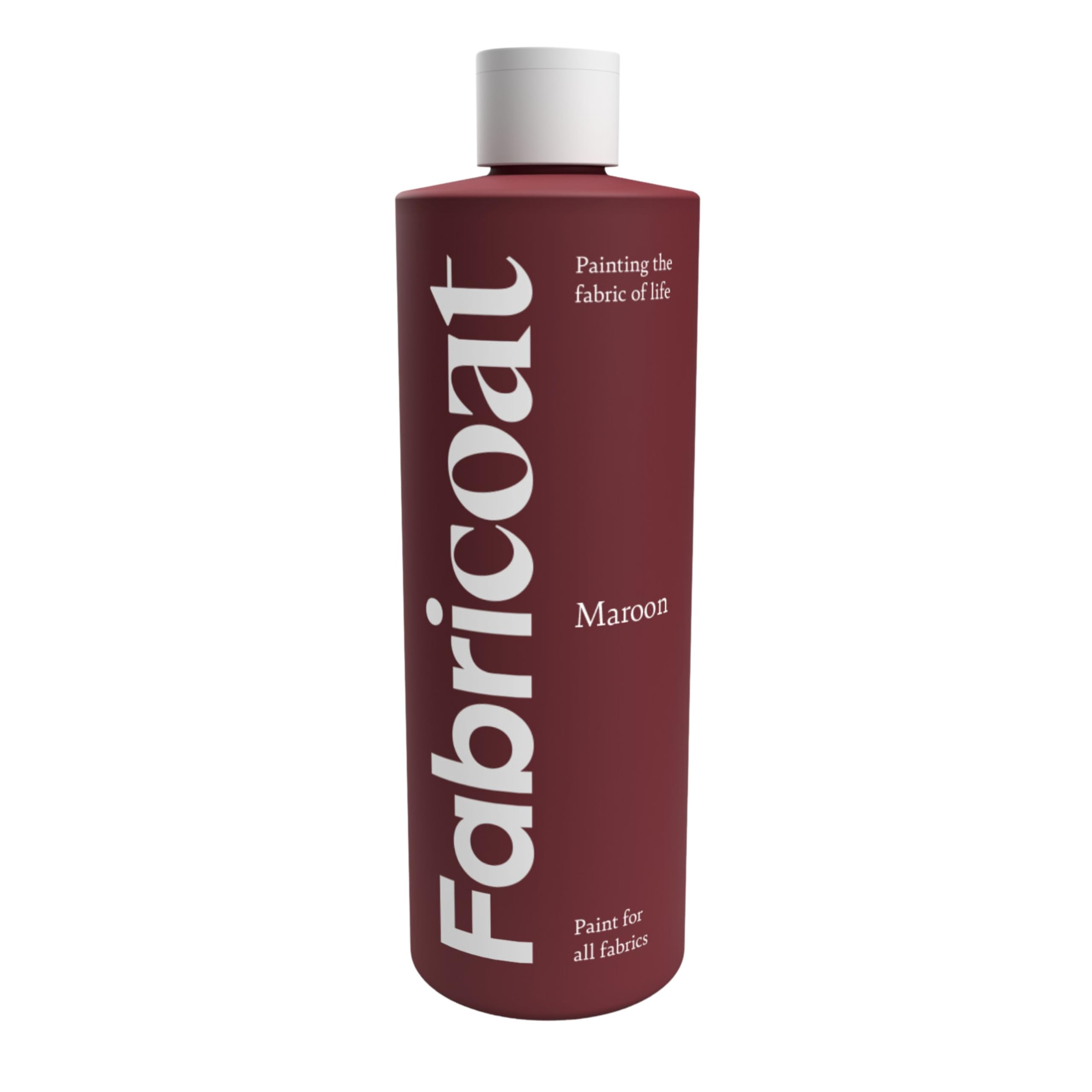 Fabricoat Maroon Fabric Paint – Restore Or Change The Colour Of Any Fabric - Paint Directly Onto Fabric - Transform Anything – Sofas, Lampshades, Car Interiors (500Ml, )