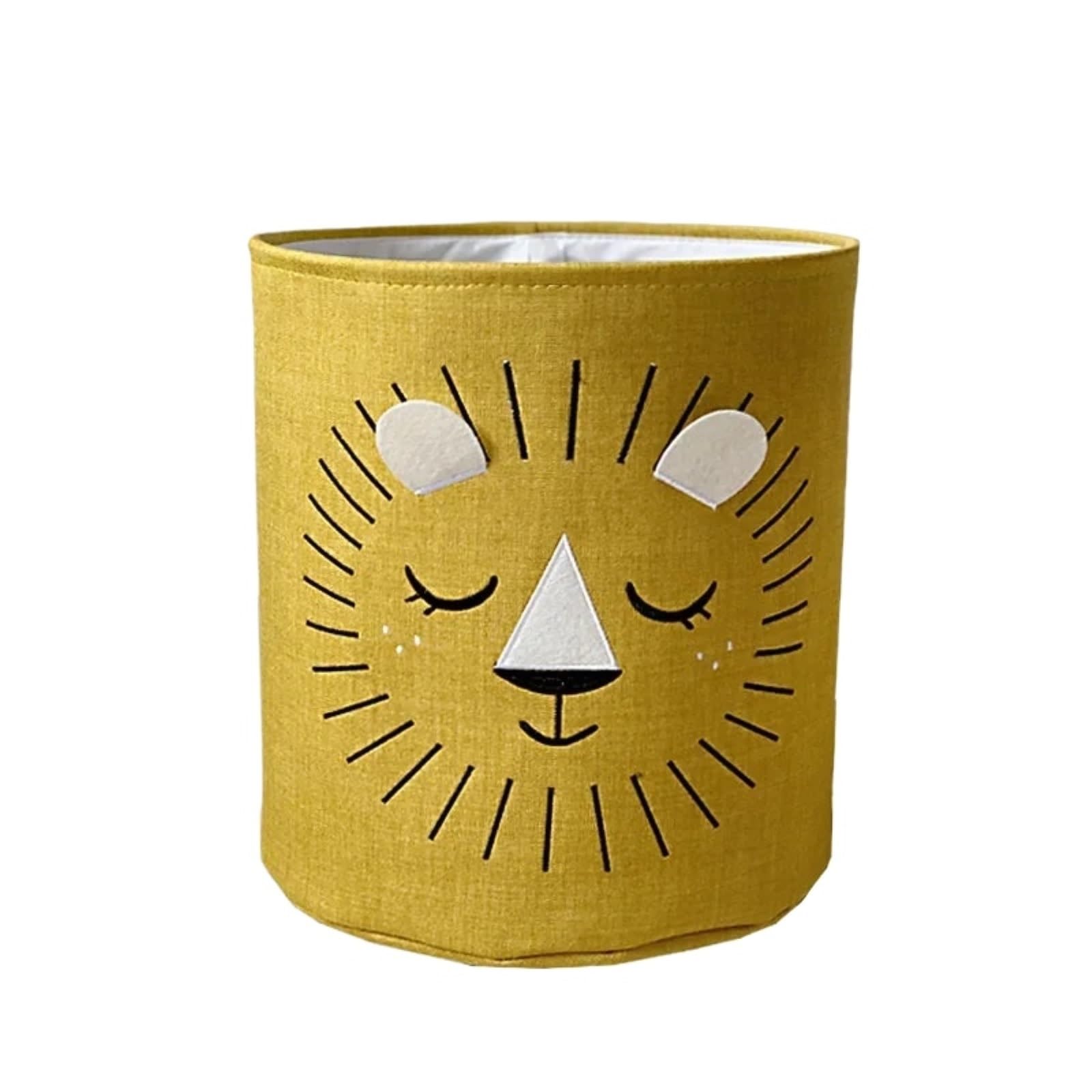 Laundry Hamper Laundry Basket Storage Box Dirty Cloth Organizer Folding For Dirty Cloth and Blankets(Yellow)