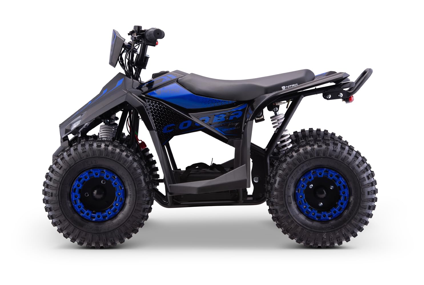 Nitro Kinder Quad Cooba 1200W 48V12Ah Lead Acid ATV, Farbe:Blau