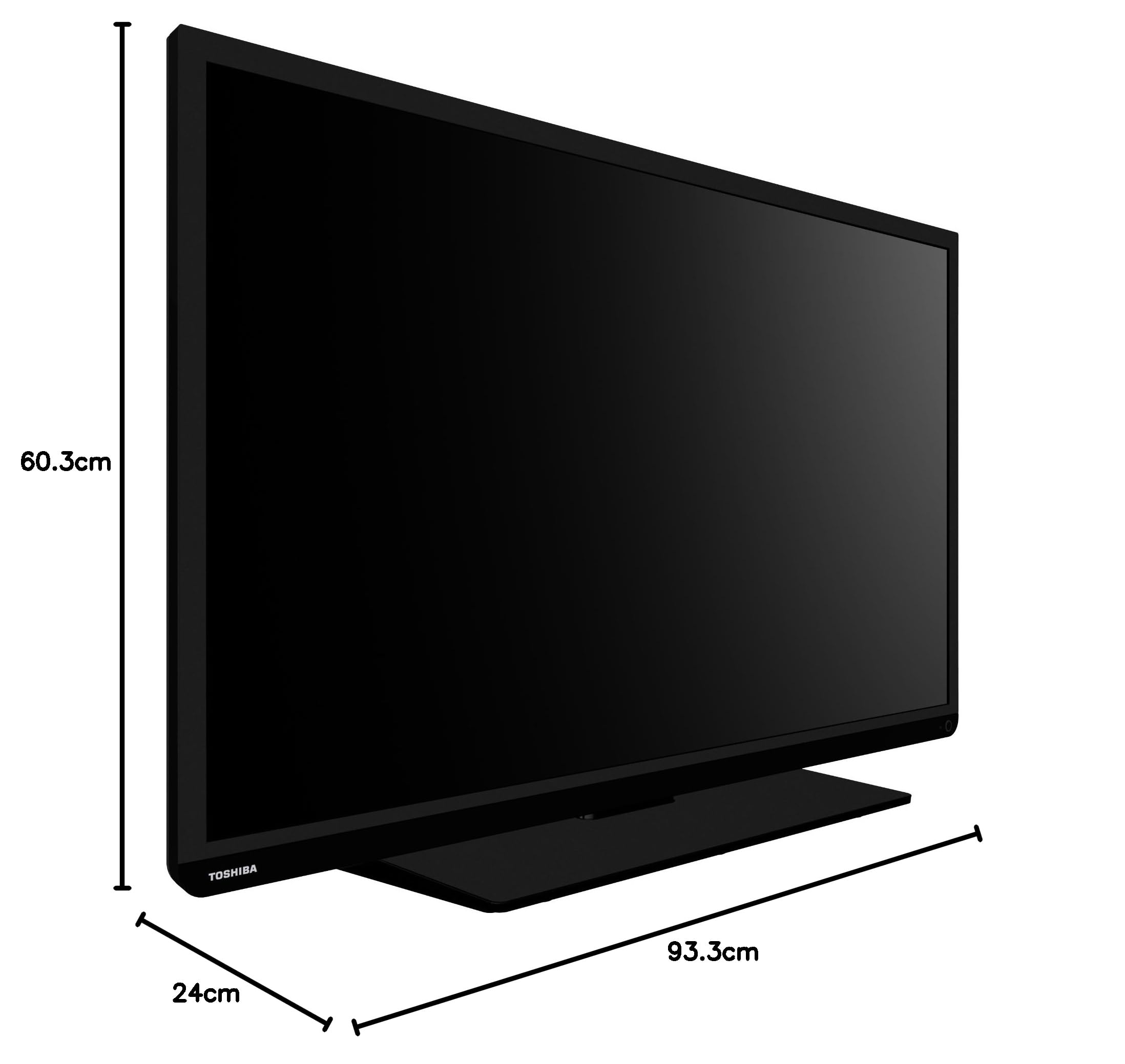 Toshiba 40L3453DB 40-inch Widescreen HD 1080p Smart LED TV with