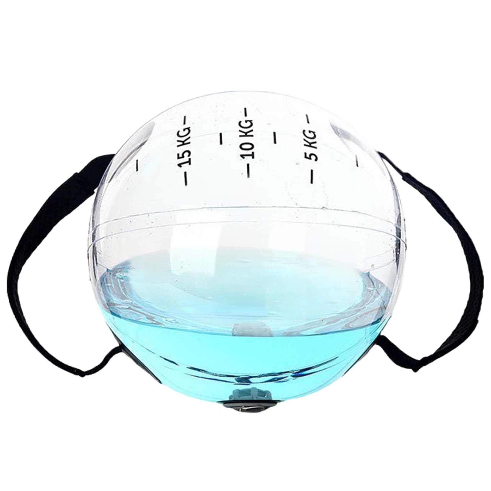 Heavy Bag Aqua Ball, Sandbag Weight Set for Home Gym, Clear Water Bag Training Baseball with Handle, Portable Exercise Fitness Equipment for Core and Balance Training