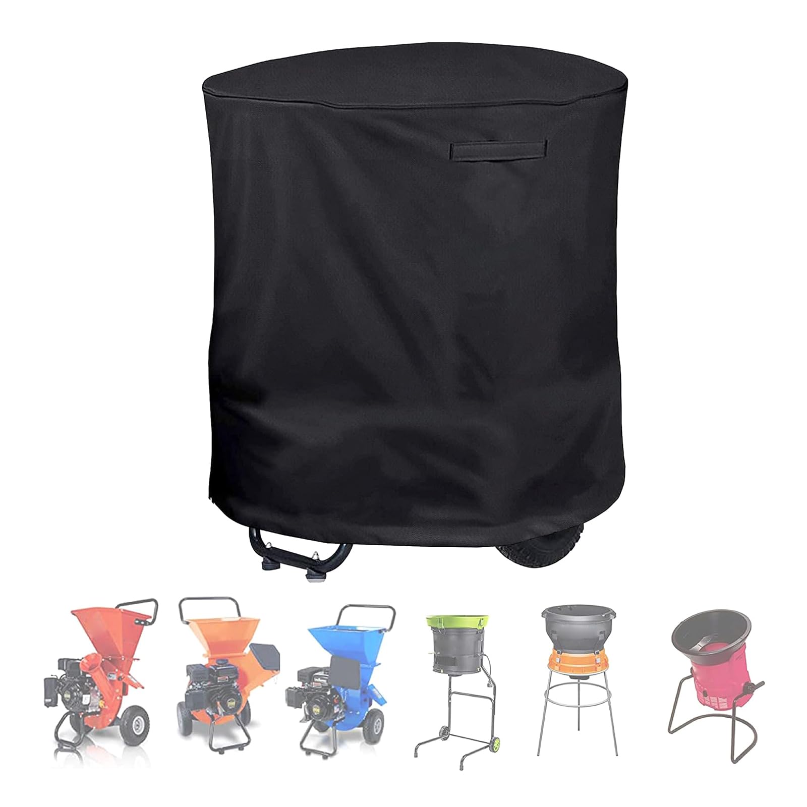 Housse de protection anti-poussière pour broyeur de bois