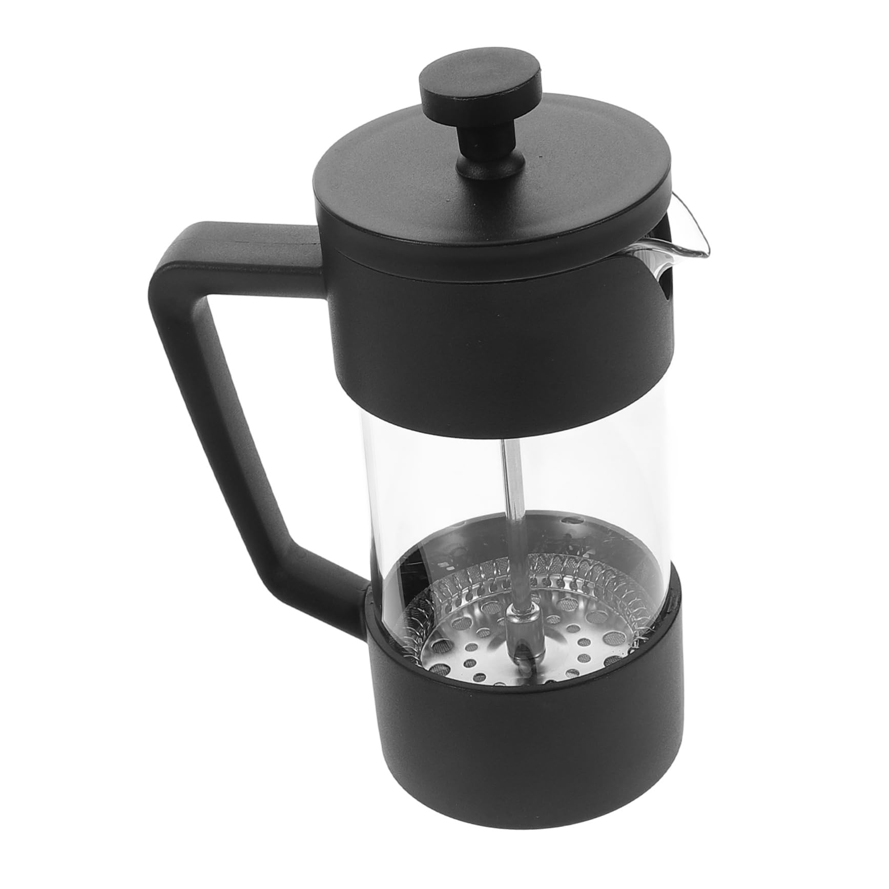 LABRIMP High-heat Borosilicate Glass Coffee Maker Espresso Press for Camping Travel Elegant Coffee Brewing Tool for Home Kitchen Use Versatile Tea Brewer Press