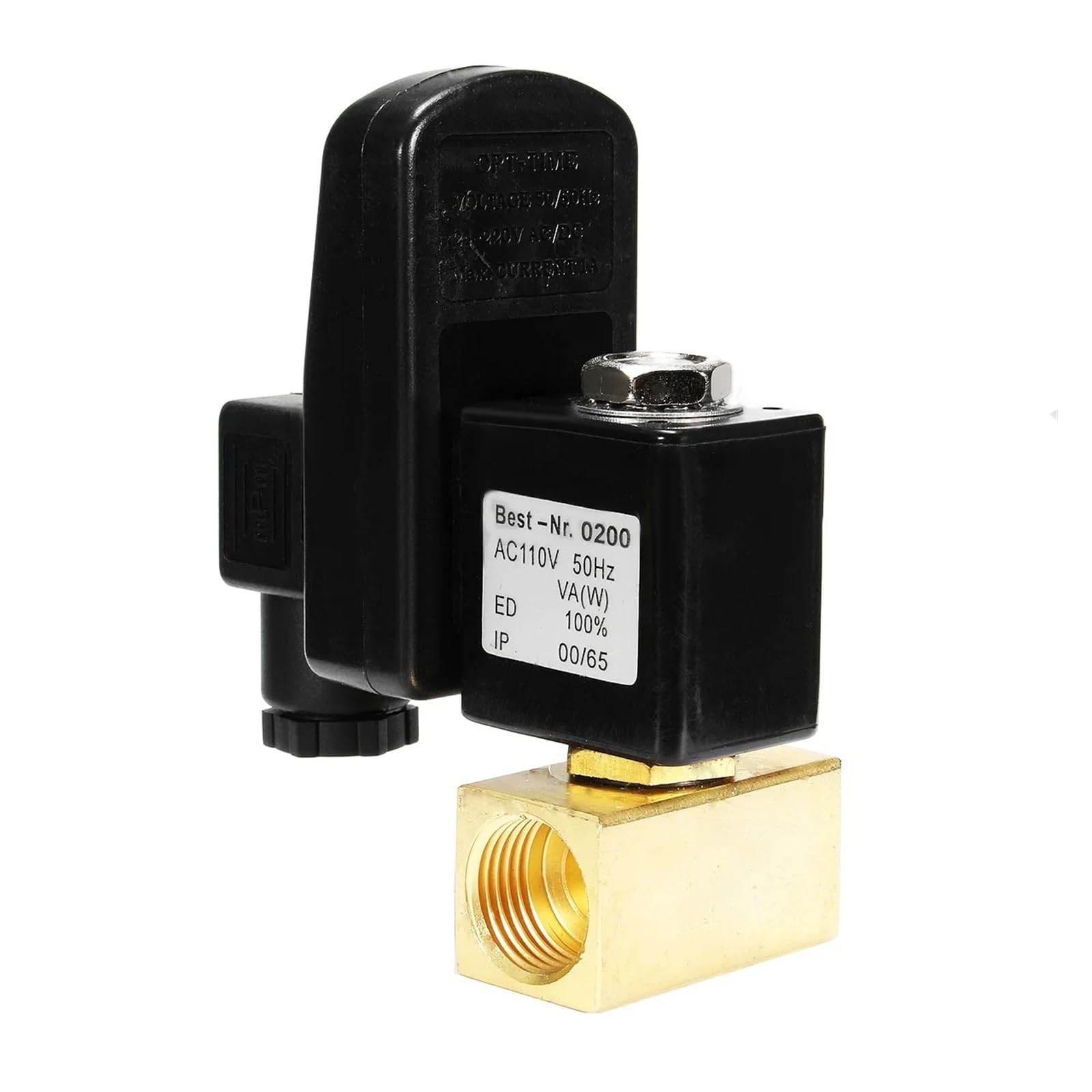 Válvula de drenaje de 1/2 ", compresor de aire electrónico temporizado, tanque de Gas, válvulas de drenaje automáticas de 2 vías for filtros, cilindros de aire, 1 ud. Para aplicaciones industriales