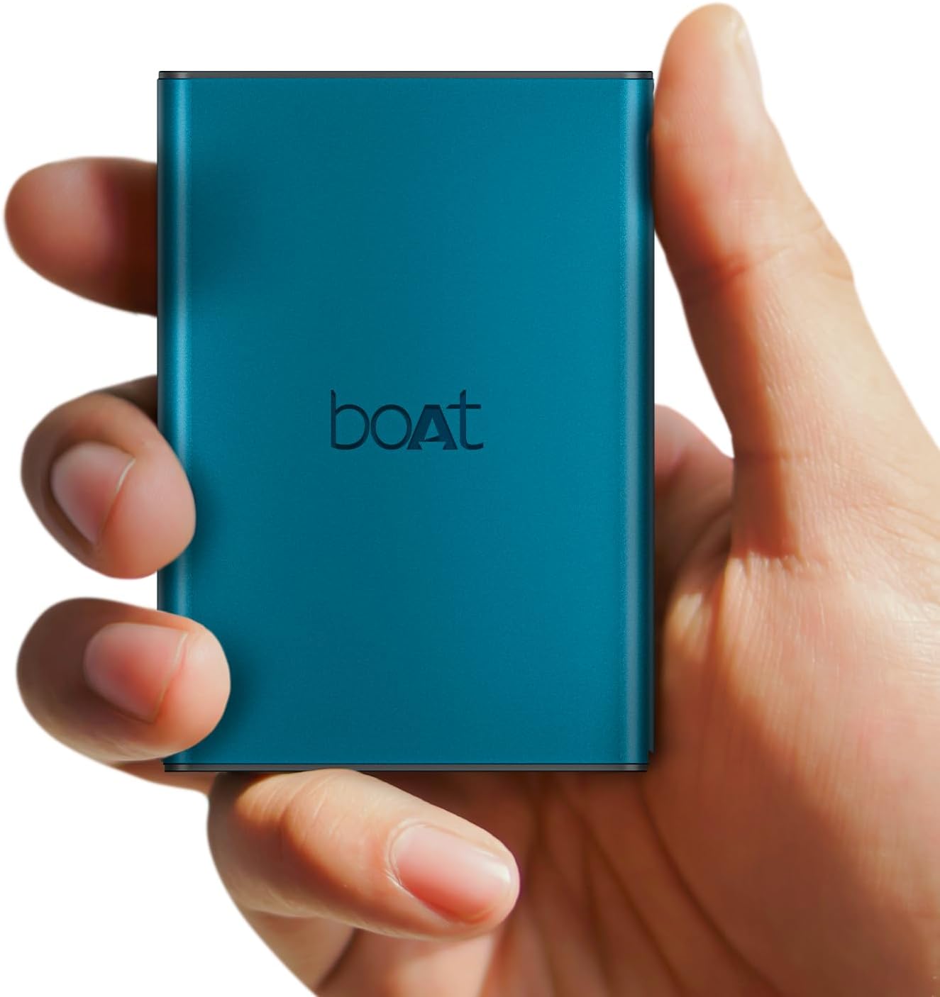 Boat Energyshroom PB400 Pro 20000 mAh 22.5W Pocket Size, Compact Power Bank, Fast Charging (2X Output Ports, Supports Android, iPhone, Tablets, Earbuds, etc.) (Steel Blue), USB Type C
