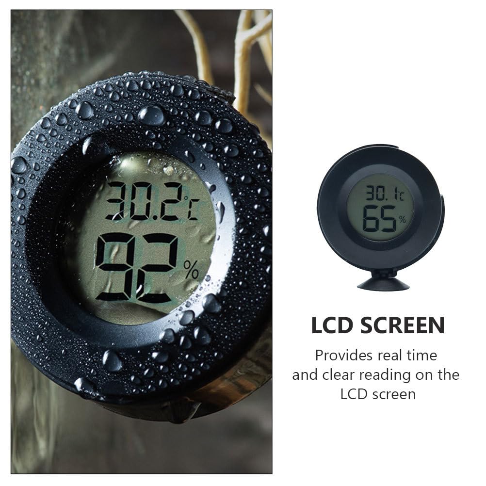 Amazon.co.jp: LIOOBO デジタル 温度湿度計 吸盤タイプ 爬虫類用