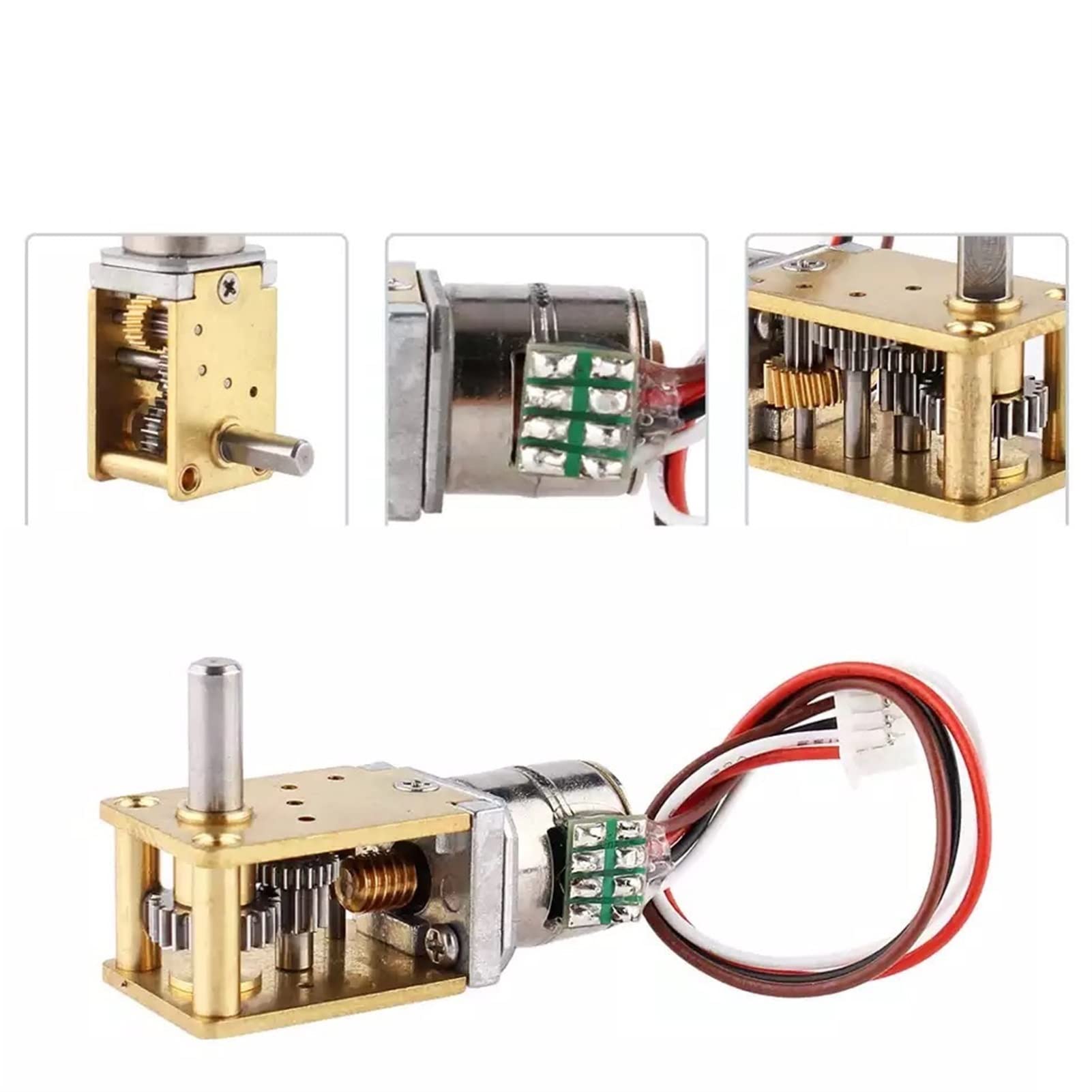 Amazon.co.jp: ミニモーター 10mm ギヤード ステッピング