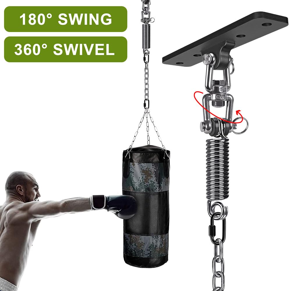 Dolibest Colgador de Hamaca Colgante Juego de Soporte de Hardware Giratorio
