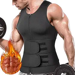 Regata queima gordura Cinta Modeladora Térmica Compressão Abdominal Masculina