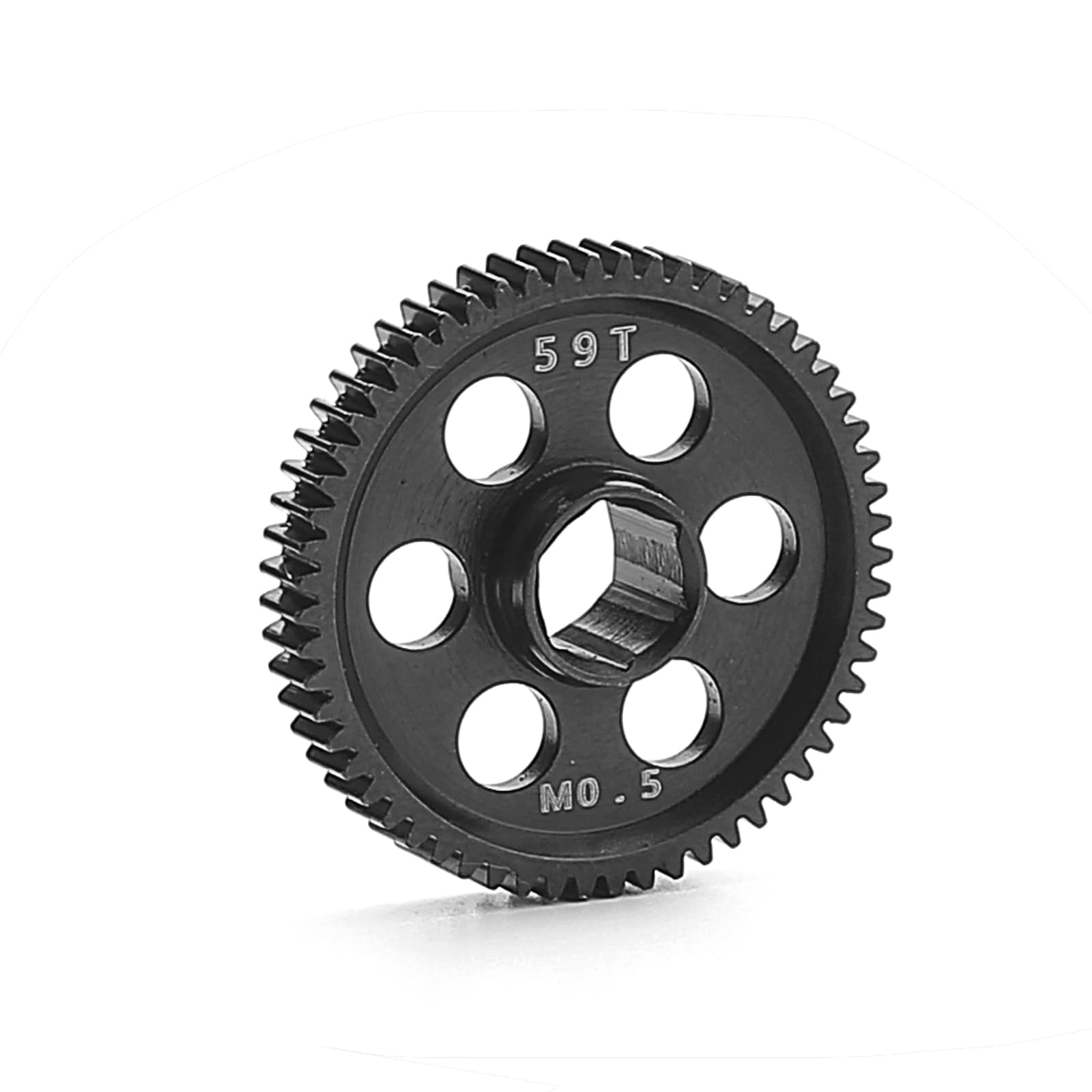 CHRCOED RC Car Metal Spur Gear 0.5M 59T Hardened Steel Main Gear 311196 for Arrma 4WD 1:18 Typhon Grom Small Scale Buggy Granite Grom Monster Truck Moiave Grom Desert Truck