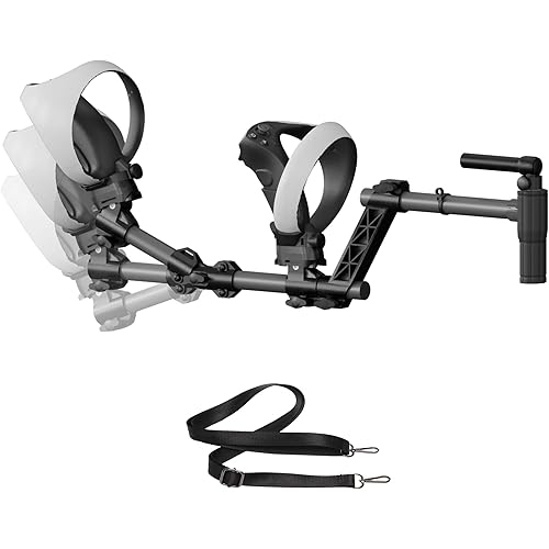 Hounyoln VR Gunstock for PlayStationVR2, for PSVR2 Controller Grips for Enhance Stability and Control Magnetic Controller VR Game Simplified Version (Black)