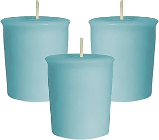Mister Candle Baby Powder Scented Votive Candles – Set of 9 Handmade Soy Blend Candles with Essential Oils, Clean Fresh Aromatherapy Candles for Home, Nursery & Gift Use, 15 Hour Burn – Made in USA