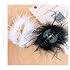 Big Hair Claw Clips for Women Large Claw Clip for Thin Thick Curly Hair 90's Strong Hold (Black)