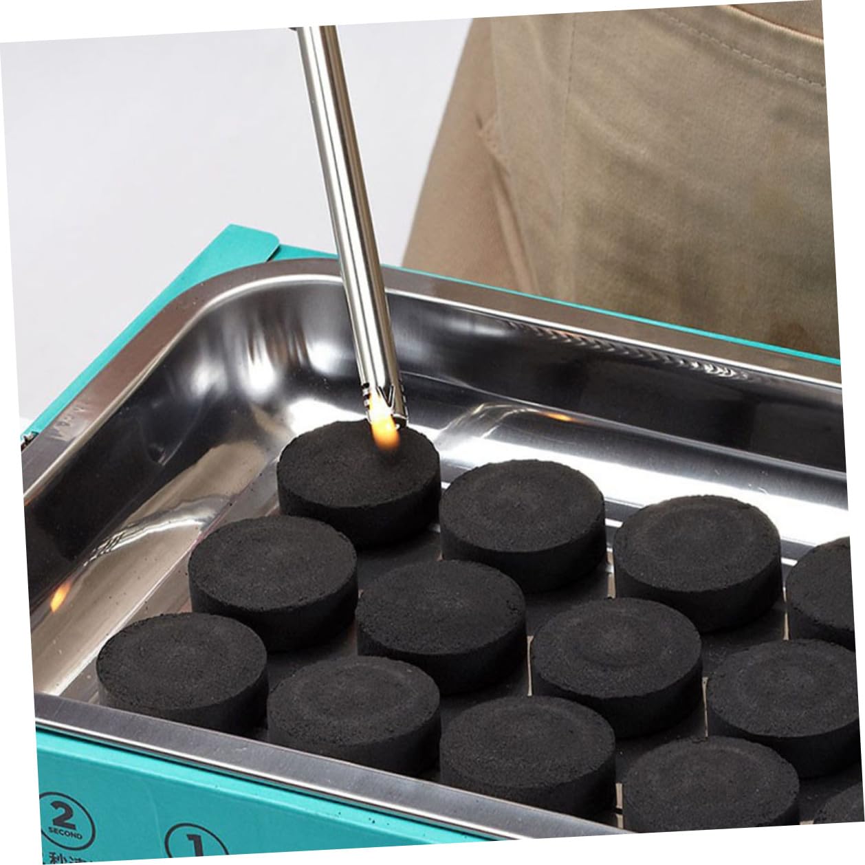 COLLBATH Pastillas de Vegetal Negro Ligero y Práctico 70 Portátil para Barbacoa y Camping para Estufas y Parrillas al Aire Libre