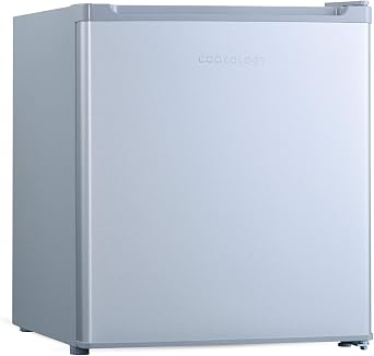 Cookology 31L Small Tabletop Mini Freezer - Adjustable Legs - Silver [Energy Class E]