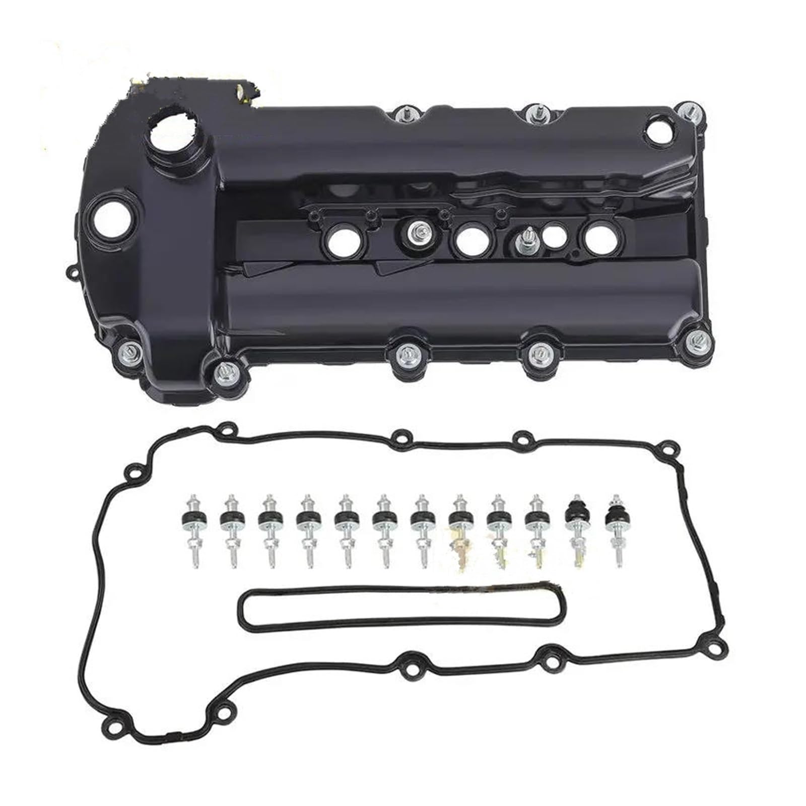 Guarnizione Coperchio Punterie Coperchio Valvola Motore In Alluminio Con Guarnizione Per Jaguar XE XF XJ X-Type 2.5L S-Type 3.0L 2002-2008 C2C38781 C2S48786 C2C34692(Left Cover)