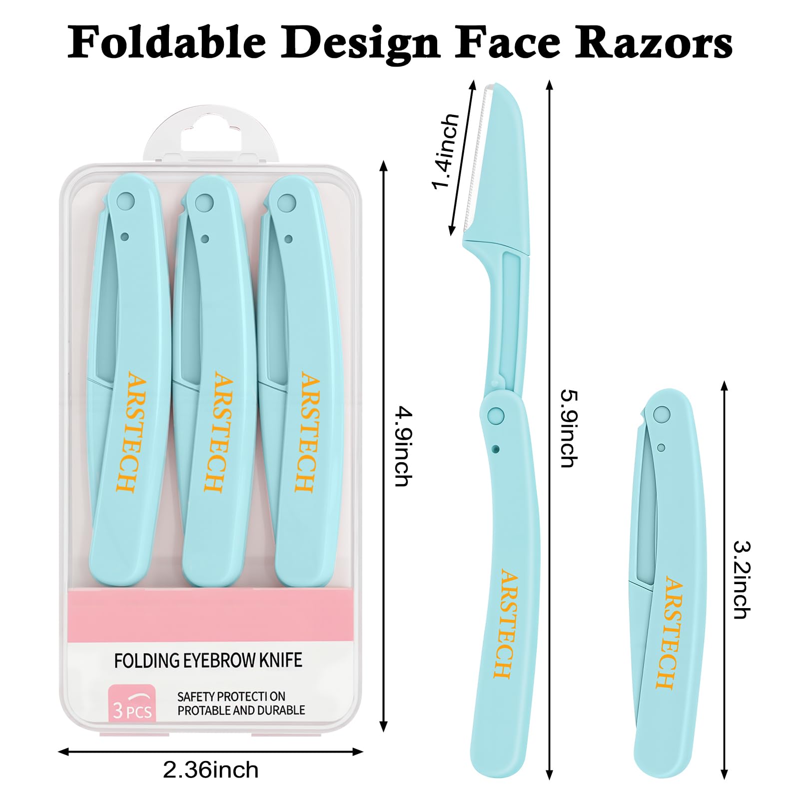Dermaplane Razor 12 Pack - Exfoliate & Smooth Skin -2 Dermaplane Razor 12 Pack - Exfoliate & Smooth Skin -2