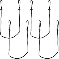 HSOKEW Climbing Stick Aider for Hunting - Lightweight Hand-Braided Single Step Rope Ladder, 800lb Tree Stand Safety Gear