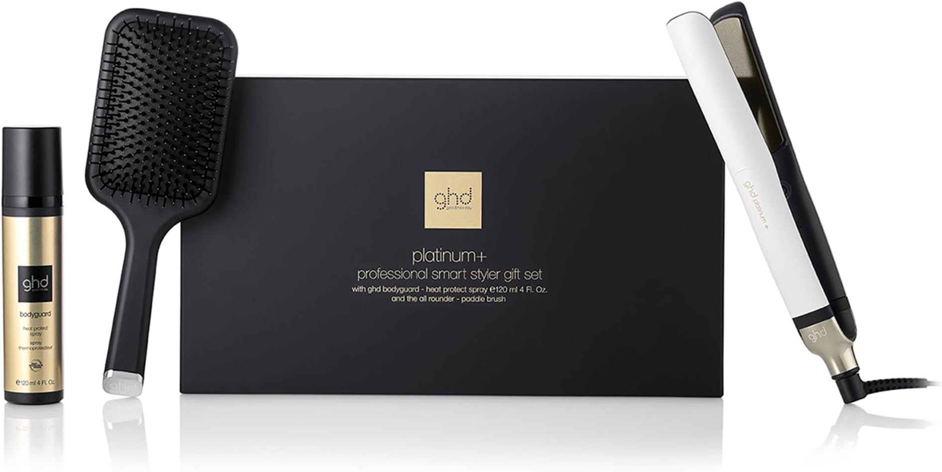Platinum+ Hair Straightener & Professional Styler - More Strength, Shine & Colour Protection - for All Hair Types - (UK Plug)