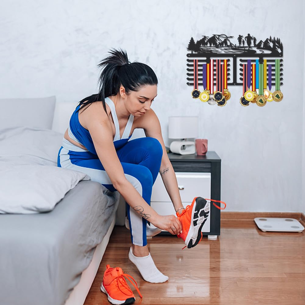 SUPERDANT Course Marche Médaille Cintre Affichage Homme Femme Marche Sport Médaille Présentoir SUPERDANT Course Marche Médaille Cintre Affichage Homme Femme Marche Sport Médaille Présentoir
