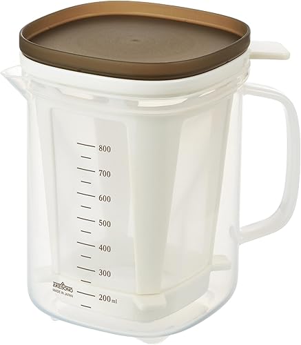 Botella de extracto de comida Dashi, dispensador de extracto de sopa de alimentos en microondas: algas, jarra de colador de escamas de bonito