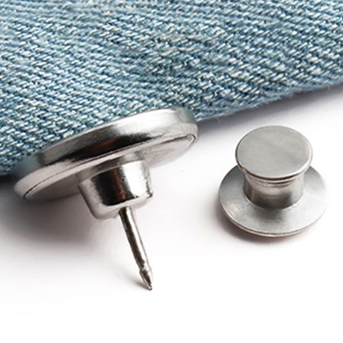 OSALADI 3 Series Botones De Cintura Para Pantalones Sin Costura Extensores De Vaqueros Ajustables Accesorios Antideslizantes Para Jeans 30 Piezas*3
