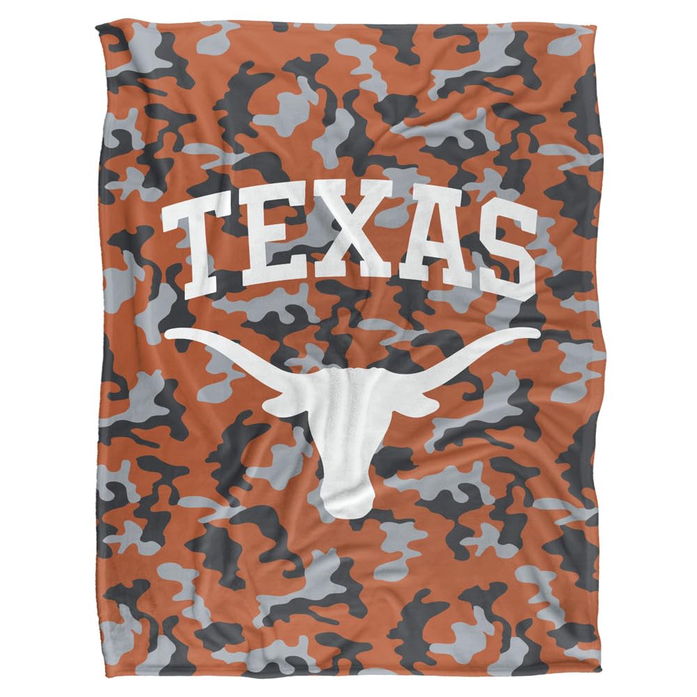 LOGOVISION University of Texas Blanket, 60x80 Logo Dots SilkyTouchBlanket