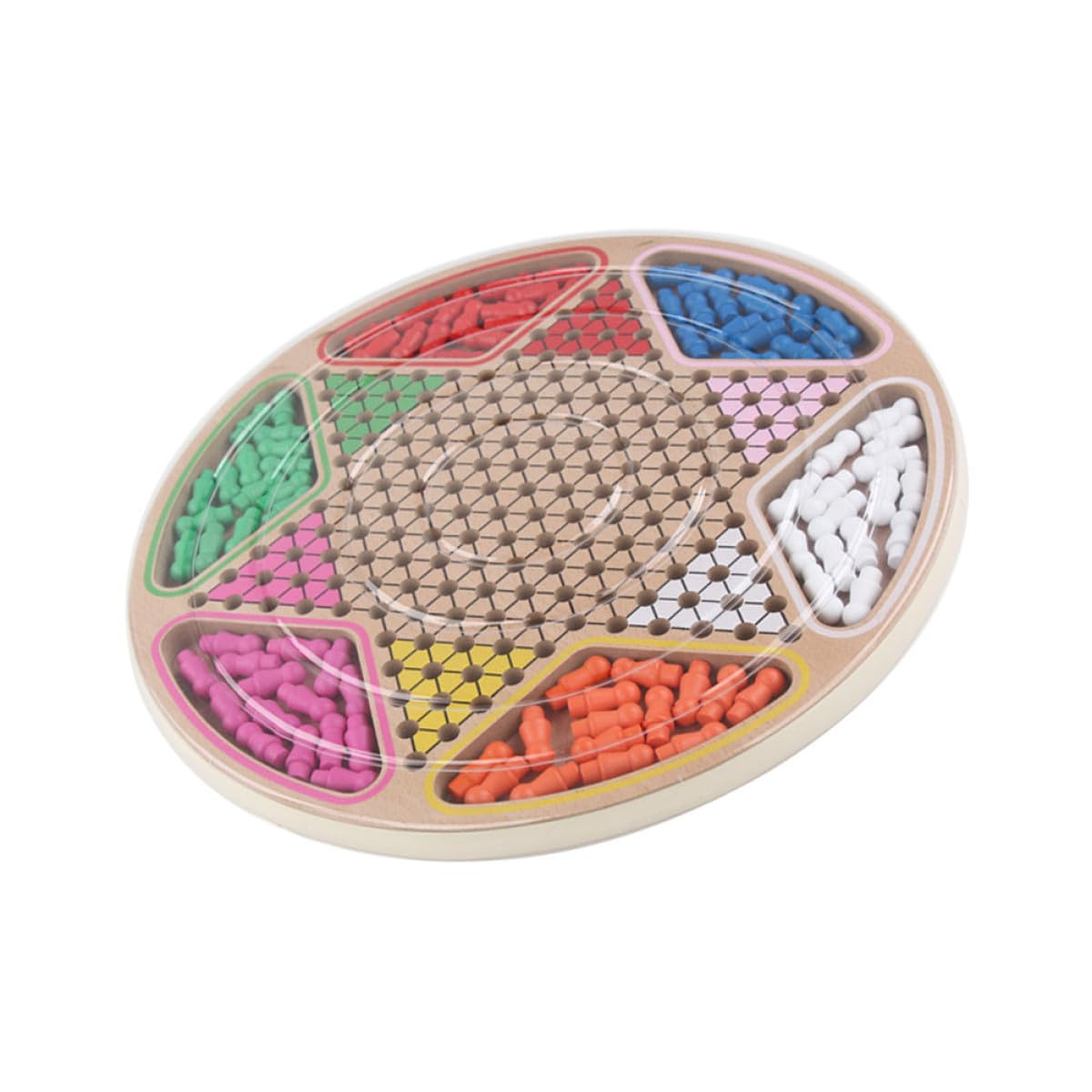UPKOCH Juguete Educativo de Gobang para Niños Tablero de Damas Chinas, Material Sintético Marrón, Superficie Pulida y Diseño Liso Adecuado para Juegos Infantiles