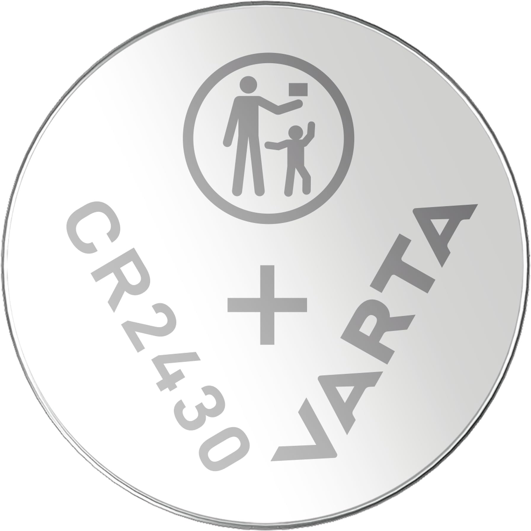Coin Cell Batteries CR2430, Pack of 2, Lithium Coin, 3 V, for clocks