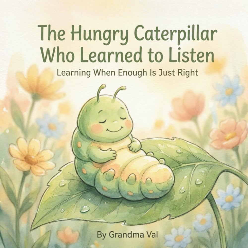 The Hungry Caterpillar Who Learned to Listen: Learning When Enough Is Just Right (Grandma Val's Whimsical Tales)