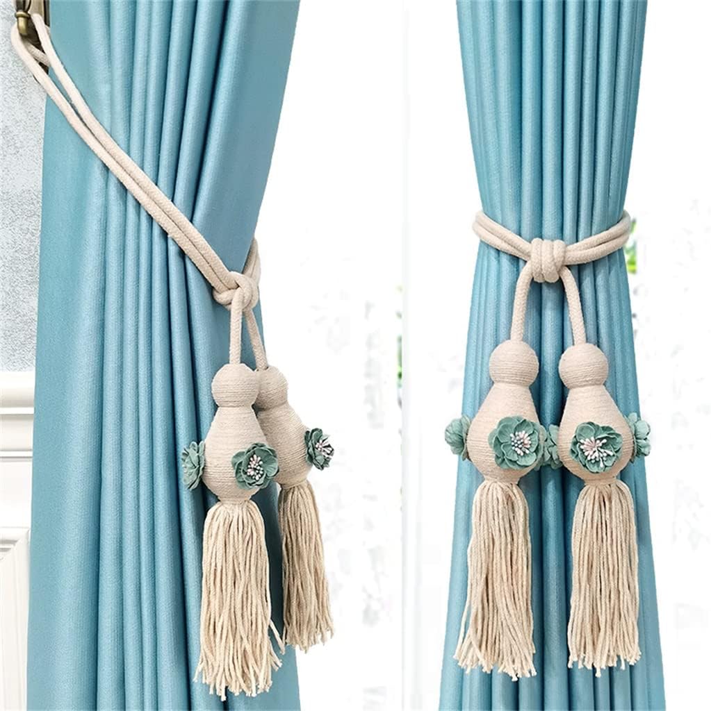 FMURY Curtain Tie Tie Ball Lanyard Drawstring Cute Curtain Buckle Tie Rope Tie Buckle Rope Decoration Curtain Rope Close Up