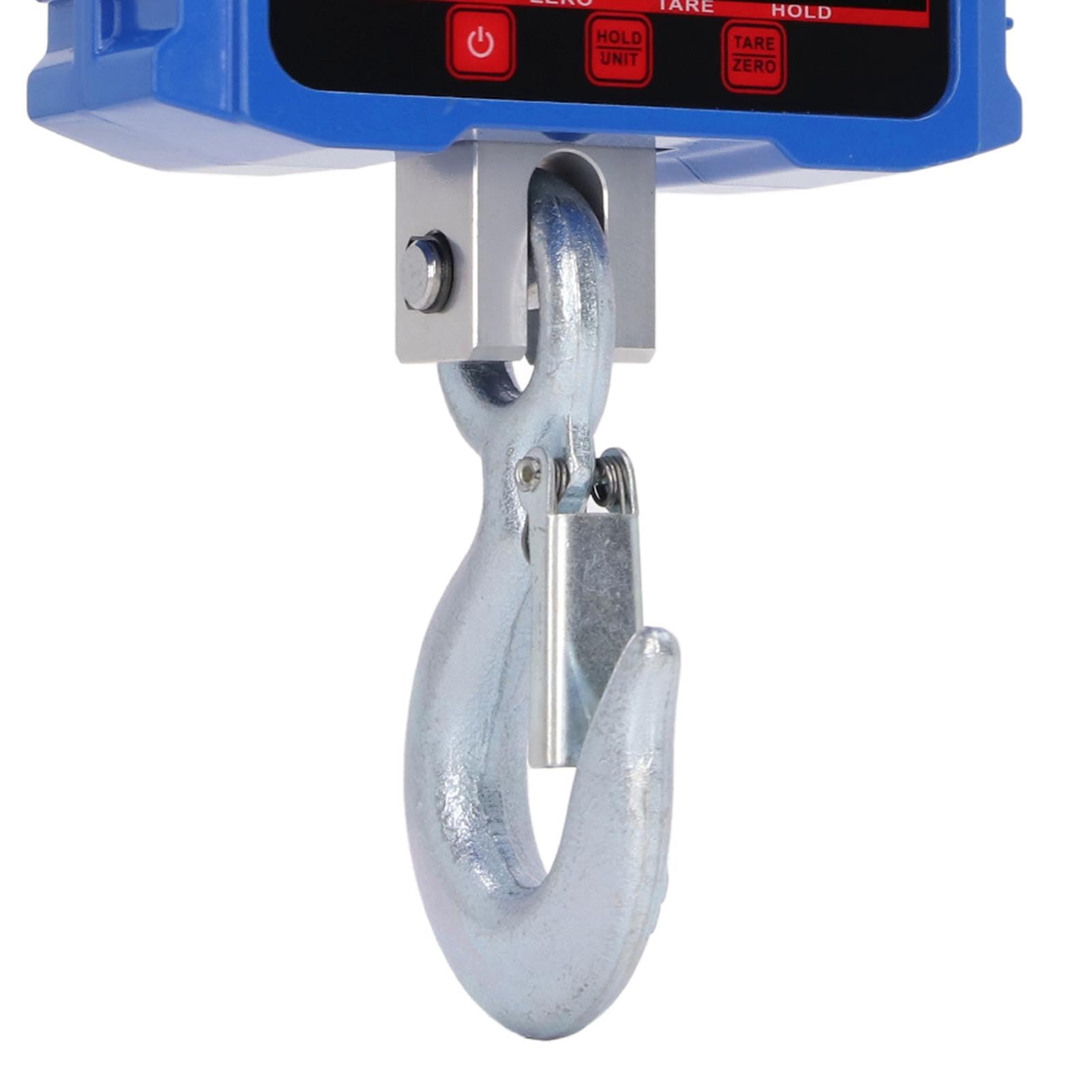 KIMISS Báscula Colgante Digital LED con Control remoto: Herramienta de Pesaje Precisa para Equipaje, Almacén, Pesca y Uso Industrial Pesado (1500kg/3000LB)
