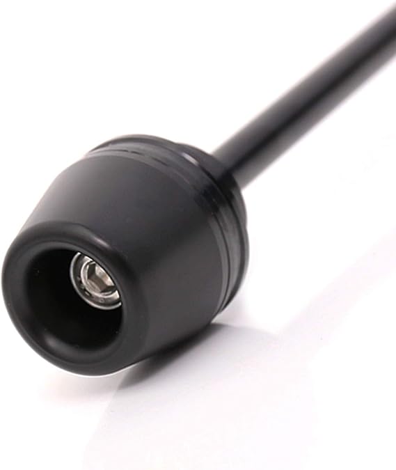 MC MOTOPARTS Compatible with CB1000R 2009-2016 Black Front Wheel Axle Fork Sliders Protectors Crash Protector