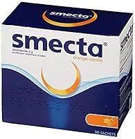 Vista 3 de Original Smecta 0.11 oz Producto de Francia 30 sobres Tratamiento natural de la diarrea aguda