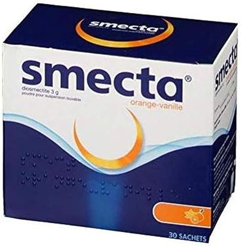 Miniatura 3 de Original Smecta 0.11 oz Producto de Francia 30 sobres Tratamiento natural de la diarrea aguda