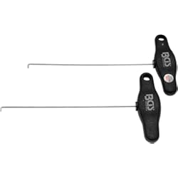 Herramienta Para Sacar Golpes Autos BGS 69510 | Juego de ganchos para desmontar paneles Mercedes-Benz | 2 piezas