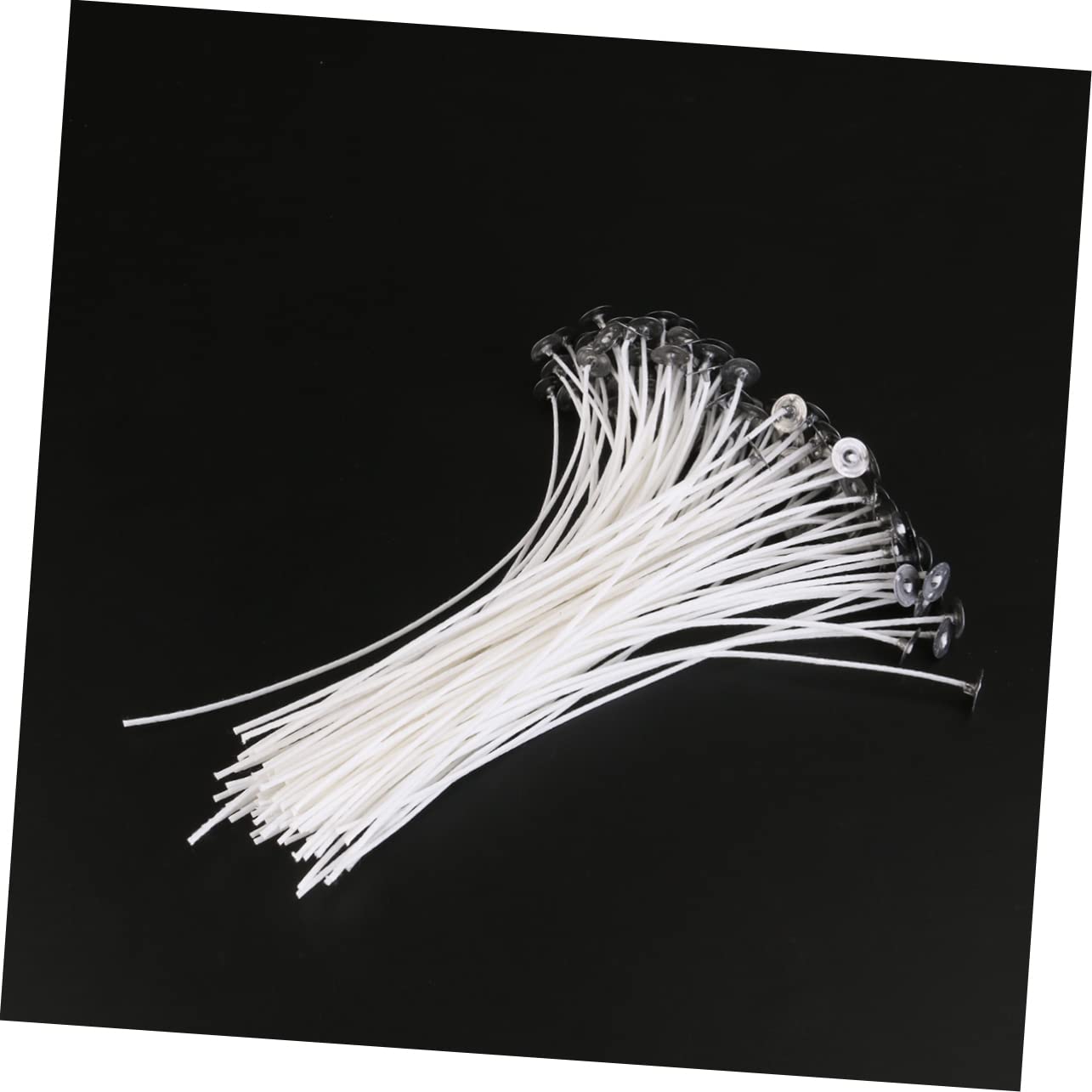 jojofuny 100pcs Candle Lamp Wick Making Wicks for Candles Candle Wicks Craft Bulk Candles Cotton Core White