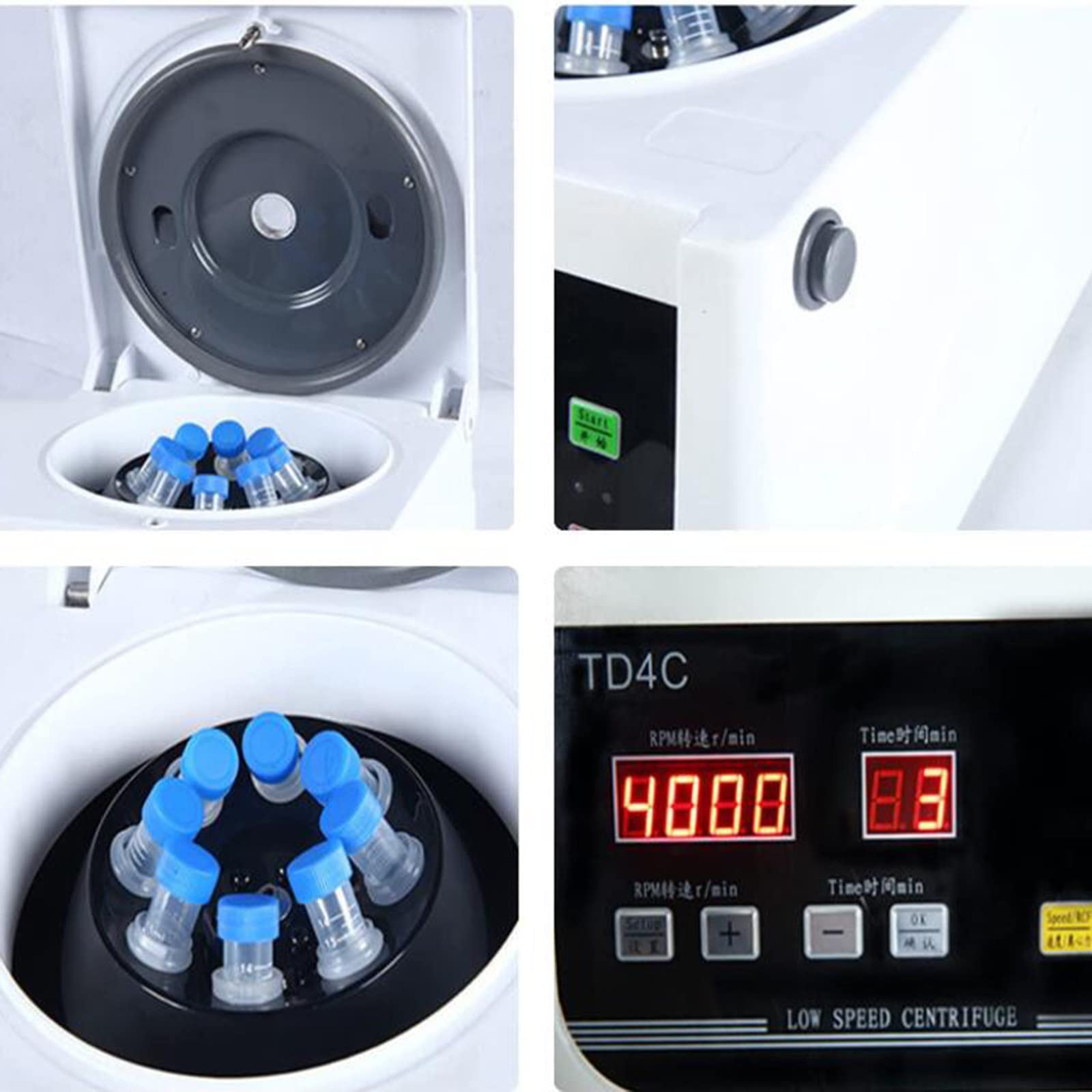 Amazon.co.jp: 液晶スクリーン付きデスクトップ遠心分離機/電気