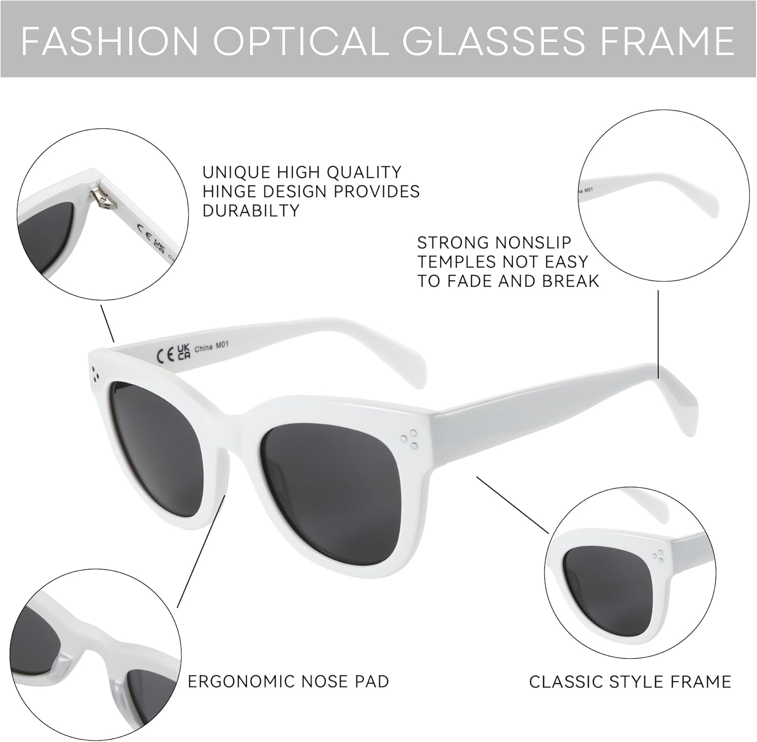 ZENOTTIC Trendy Polarized Sunglasses for Women: Round Sun Glasses for Ladies - Retro Classic Shades UV400 Protection - Image 7